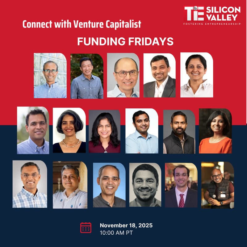 Cover Image for Funding Fridays by TiE Silicon Valley