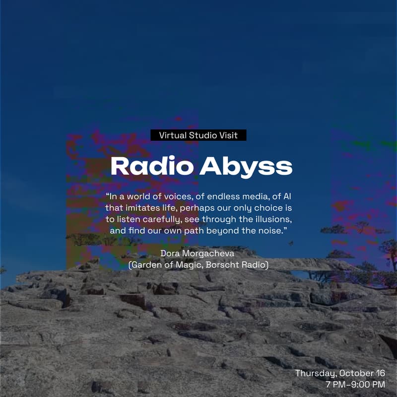 Cover Image for Virtual Studio Visit—Radio Abyss