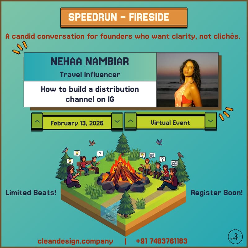 Cover Image for Speedrun Fireside: Master Distribution on Instagram with Neha Nambiar, Travel Influencer
