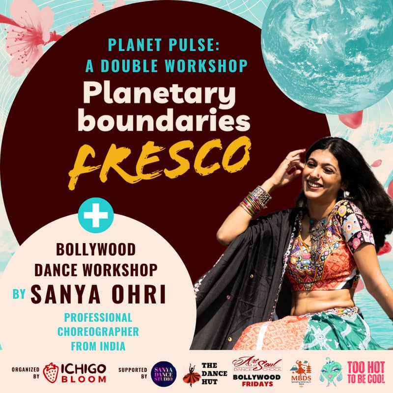 Cover Image for Planet Pulse: A Double Workshop | Planetary Boundaries Fresco X Bollywood Dance