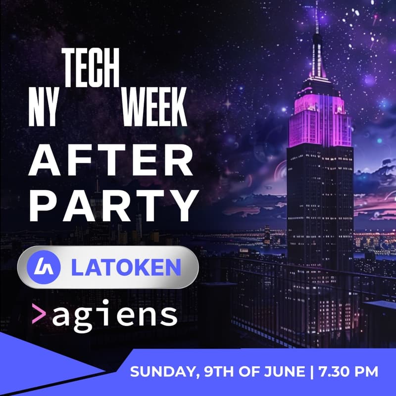 Cover Image for #TechWeek After-Party by Agiens & LATOKEN
