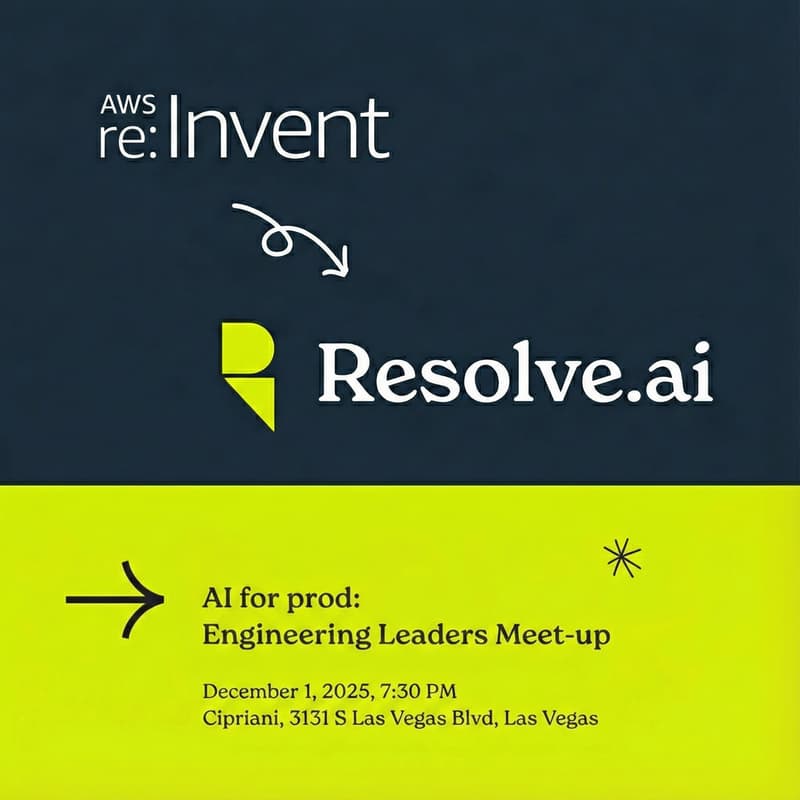 Cover Image for AI for prod: Engineering leader meetup w Resolve AI