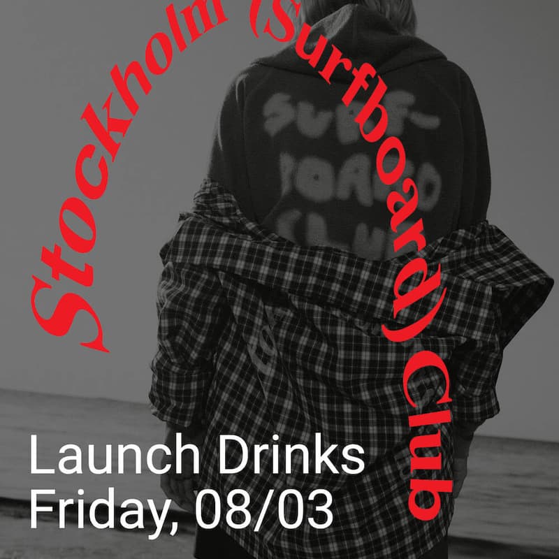 Cover Image for Launch Drinks Stockholm Surfboard Club