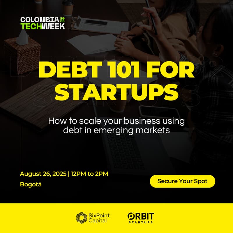 Cover Image for Debt 101 for Startups - by Orbit Ventures & SixPoint Capital