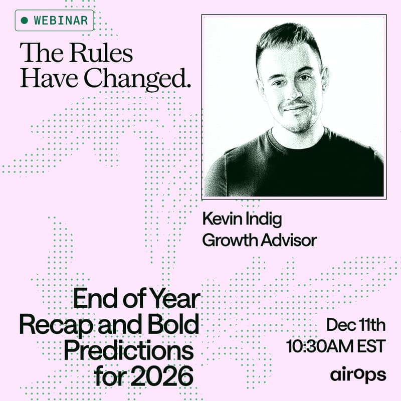 Cover Image for End of Year Recap and Bold Predictions for 2026 with Kevin Indig