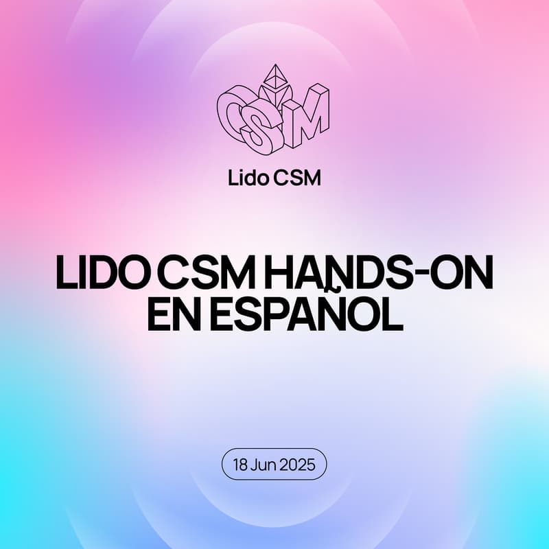 Cover Image for Lido CSM Hands-on Workshop en Español