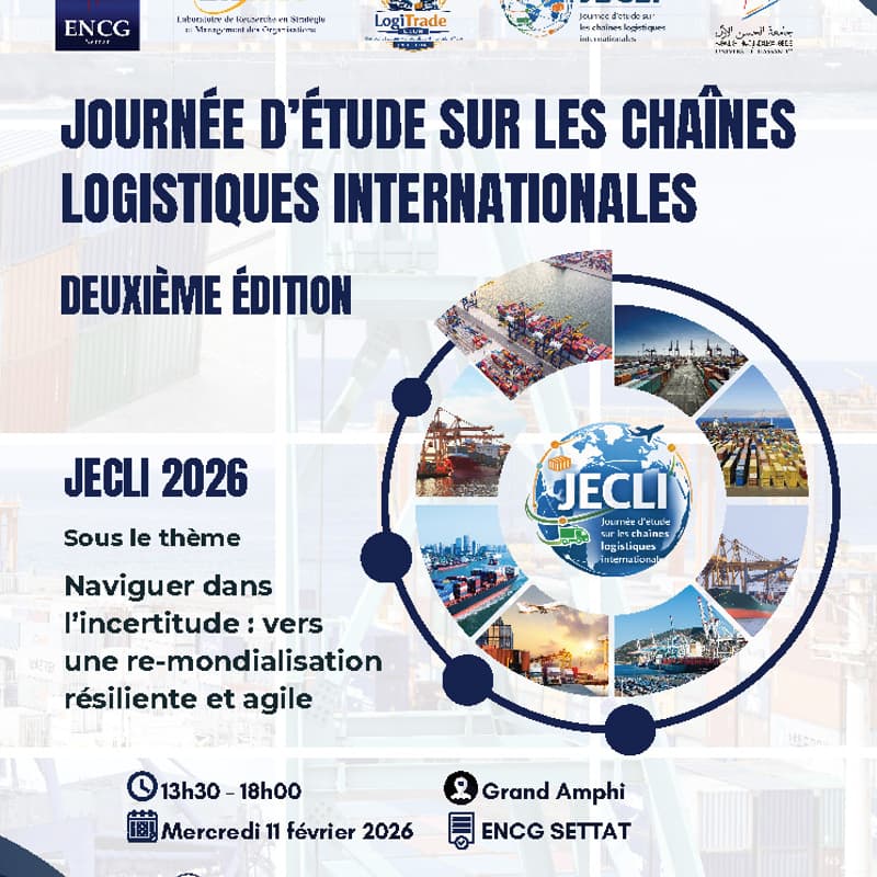 Cover Image for Journée d’Étude sur les Chaînes Logistiques Internationales – JECLI 2026