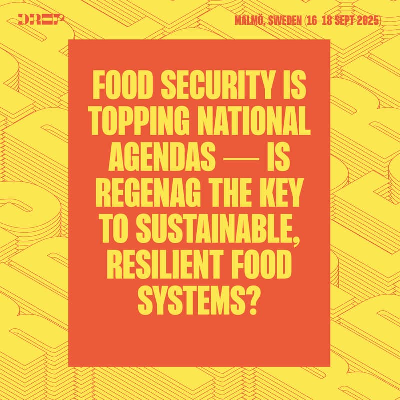 Cover Image for Food security is topping national agendas — is RegenAg the key to sustainable, resilient food systems?