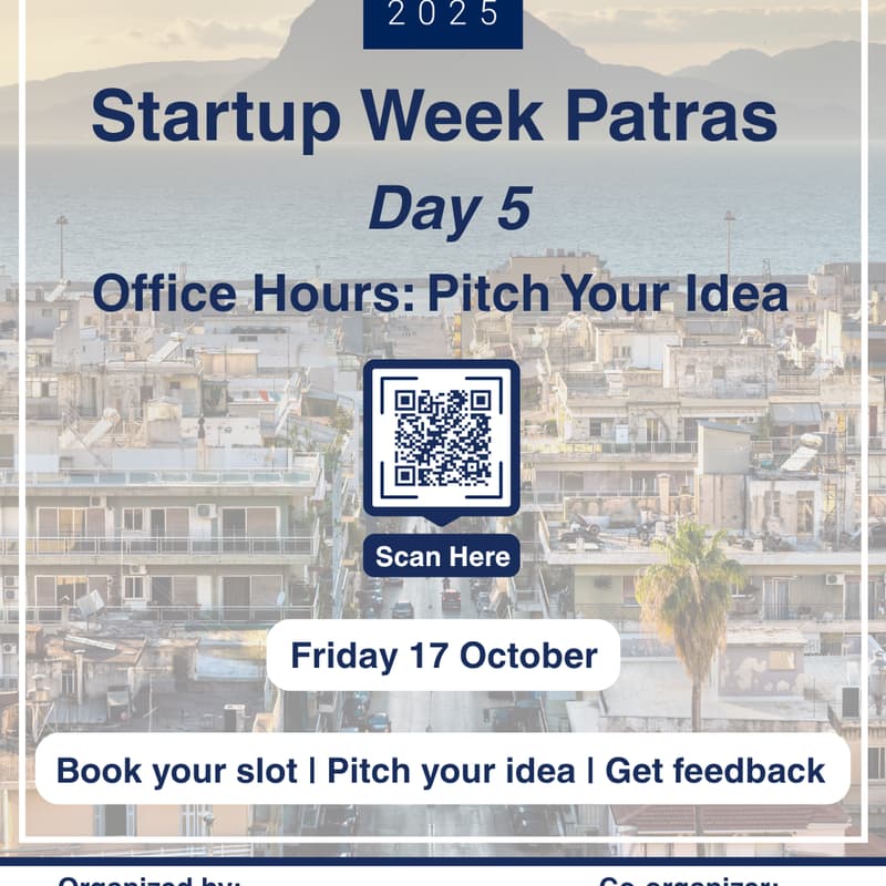 Cover Image for Office Hours: Pitch Your Idea  | Startup Greece Week | Patras 2025 | Day 5
