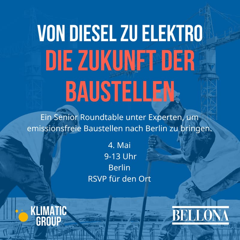 Cover Image for Von Diesel zu Elektro: Die Zukunft der Baustellen
