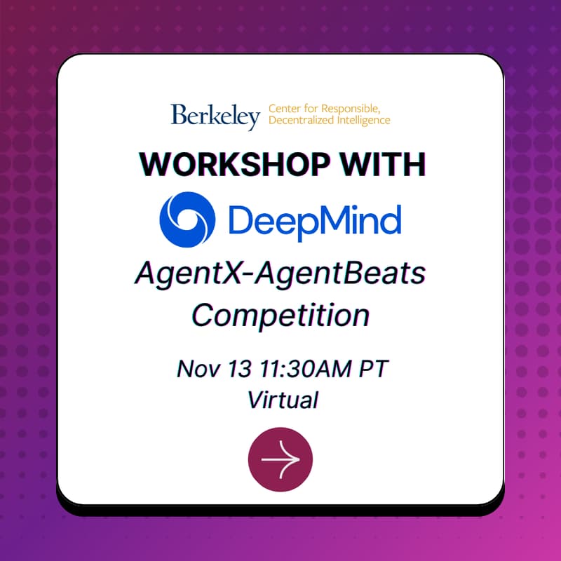 Cover Image for Workshop with Google DeepMind: AgentX-AgentBeats Competition