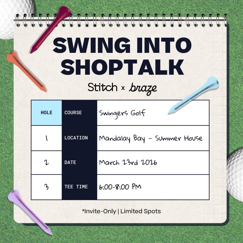 Cover Image for Swing Into Shoptalk with Braze & Stitch