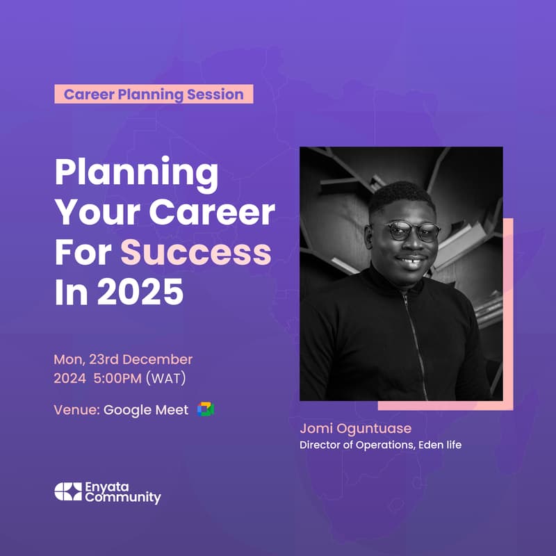 Cover Image for Planning your career for success in 2025.
