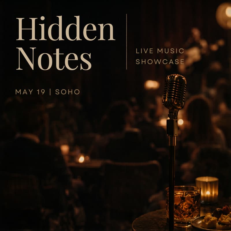 Cover Image for Hidden Notes | Live Music Showcase