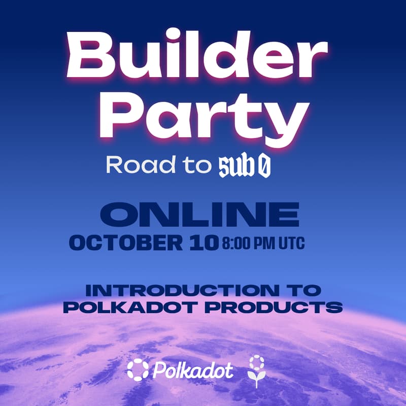 Cover Image for Polkadot Builder Party Talk: Introduction to Polkadot Products | Karim Jedda