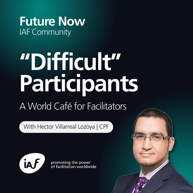 Cover Image for Difficult participants: A World Café for facilitators
