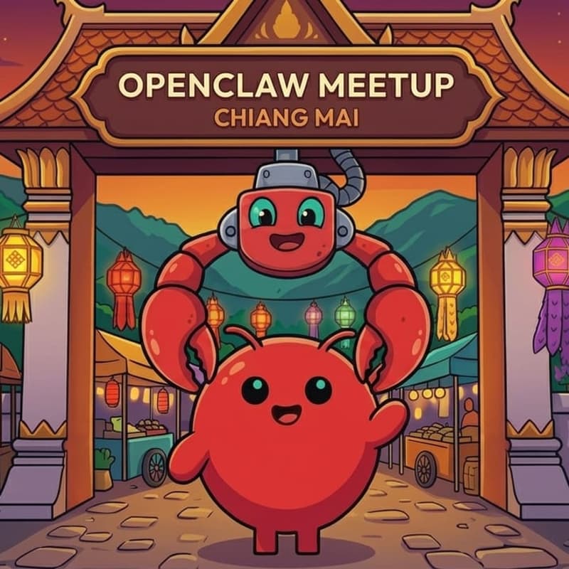 Cover Image for 🦞 OpenClaw Meetup Chiang Mai
