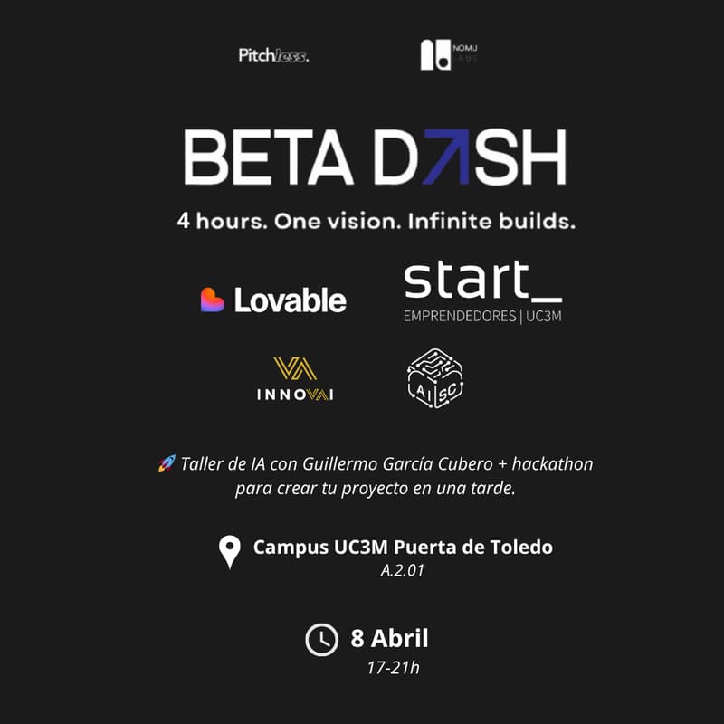 Cover Image for BETA DASH Lovable Buildathon @UC3M