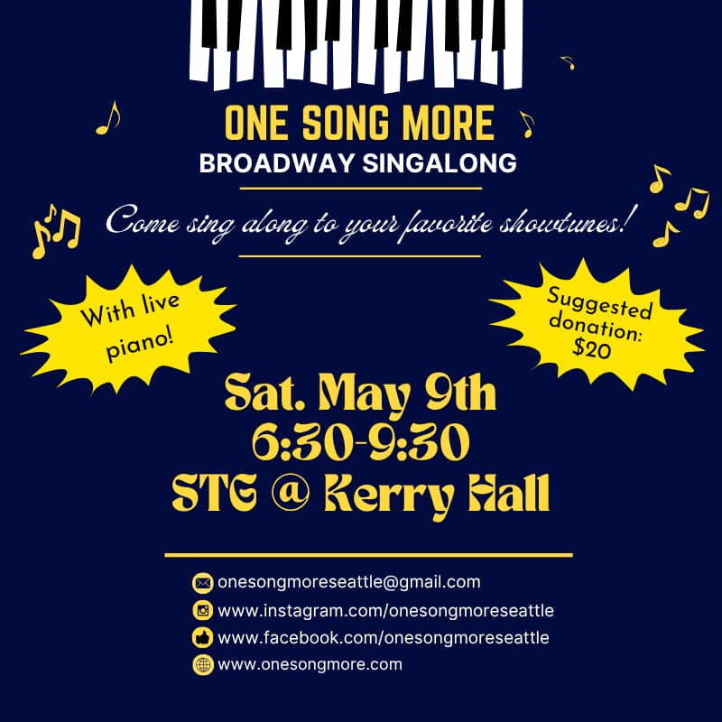 Cover Image for Broadway Singalong with One Song More - May Edition!