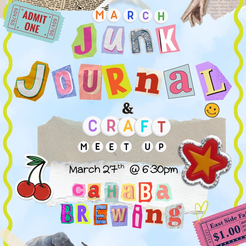 Cover Image for BYO craft night.👩🏾‍🎨🎨🩵