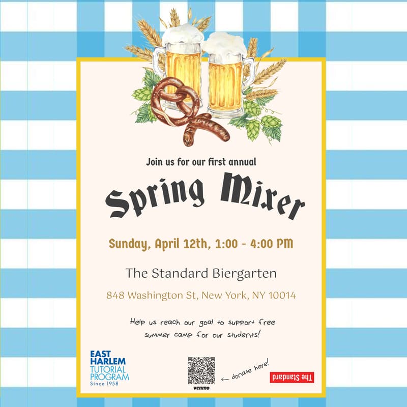 Cover Image for East Harlem Tutorial Program's Spring Mixer