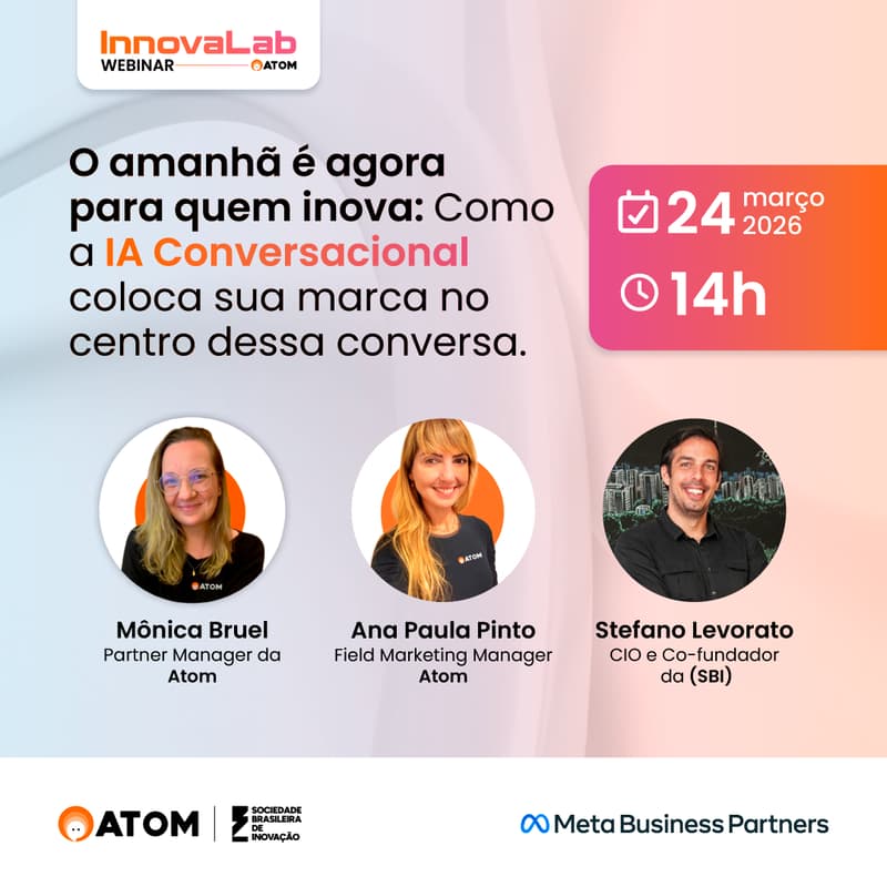 Cover Image for Webinar | O amanhã é agora para quem inova: como a IA Conversacional coloca sua marca no centro dessa conversa