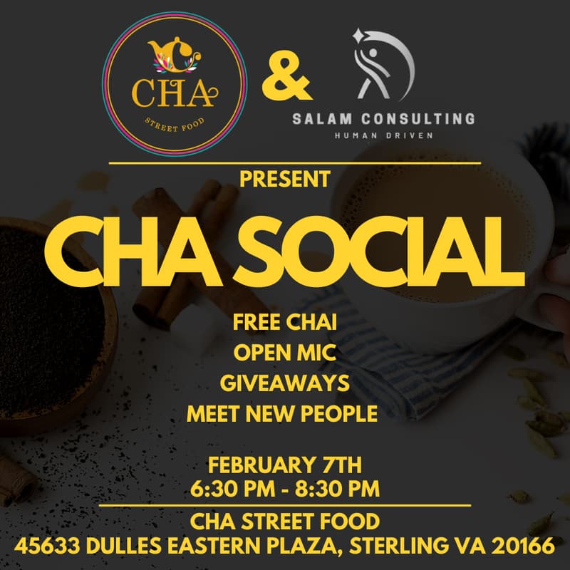 Cover Image for Salam Consulting x Cha Street Food: Cha Social