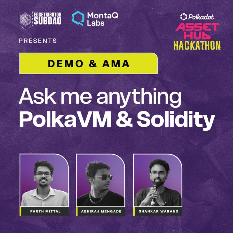 Cover Image for AssetHub Hackathon: AMA & Live Demo
