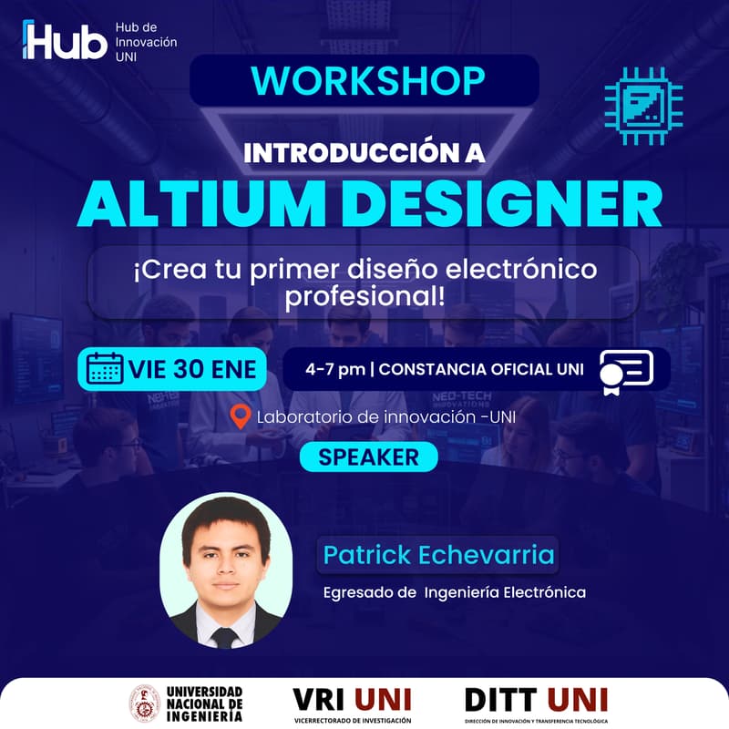 Cover Image for Introducción a Altium Designer: Creación de tu primer diseño electrónico con enfoque profesional