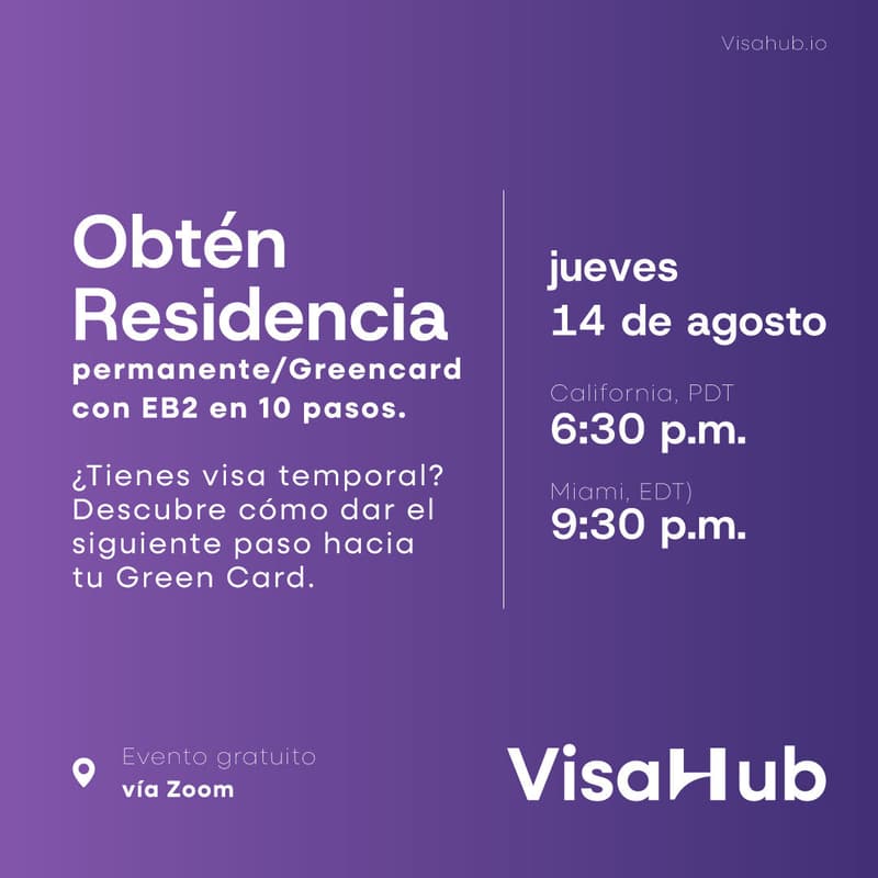 Cover Image for Obtén Residencia permanente/Greencard con EB2 en 10 pasos