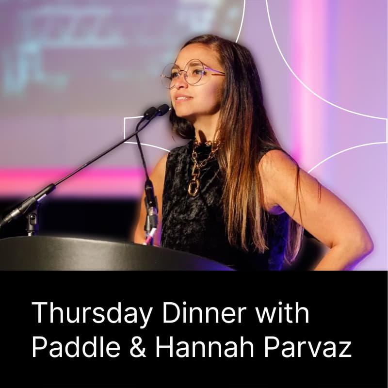 Cover Image for 5th December Dinner with Paddle & Hannah Parvaz