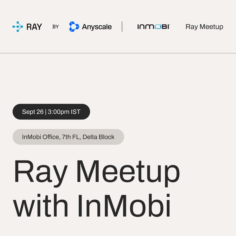 Cover Image for Ray Meetup with InMobi
