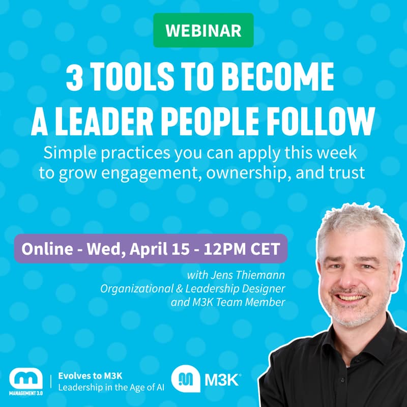 Cover Image for M3K Webinar - 3 tools to become a leader people follow