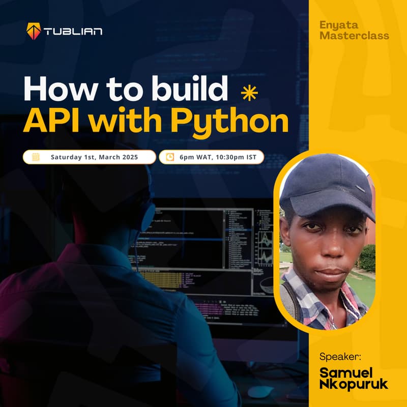 Cover Image for How to build API with Python Fask.