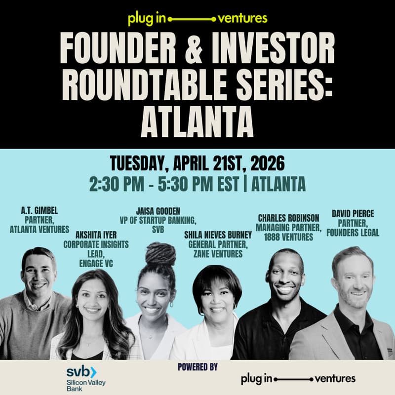 Cover Image for Founder and Investor Roundtable Series: Atlanta