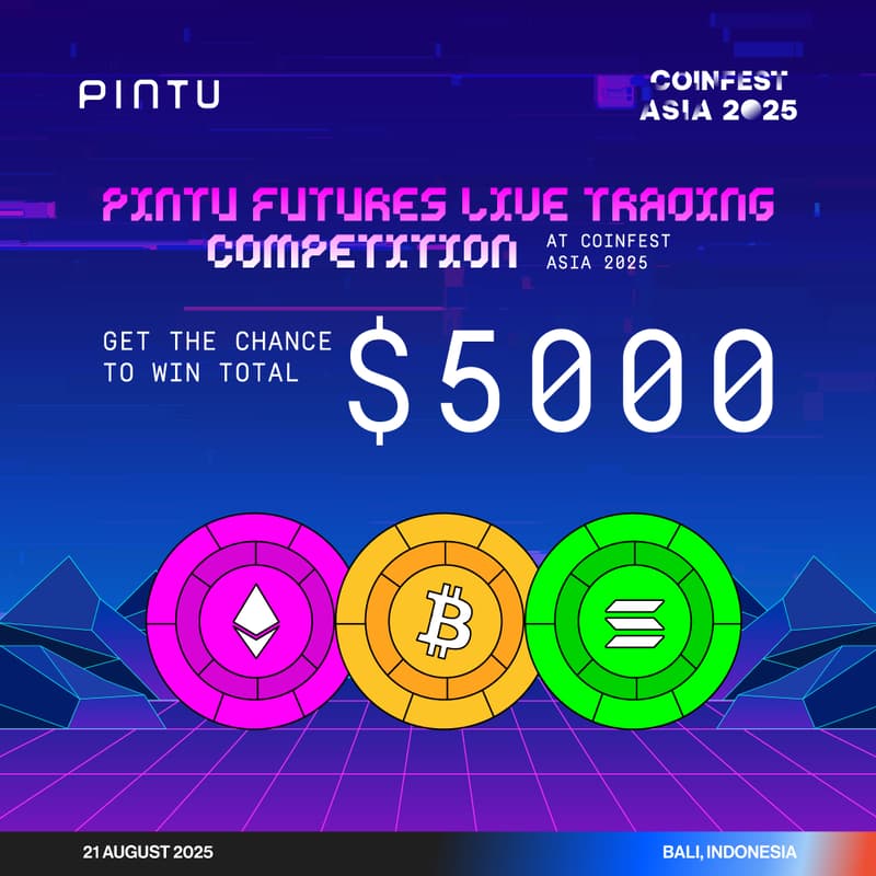 Cover Image for Pintu Futures Live Trading Competition - IN(Side) Event at Coinfest Asia 2025