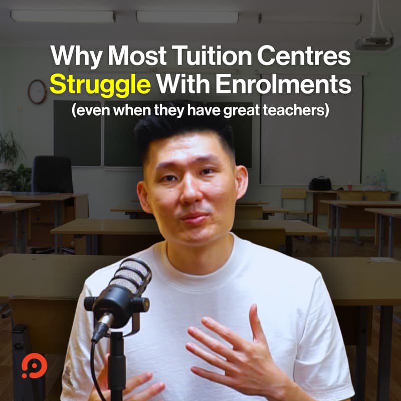 Cover Image for Why Most Tuition Centres Struggle With Enrolments — Even When They Have Great Teachers