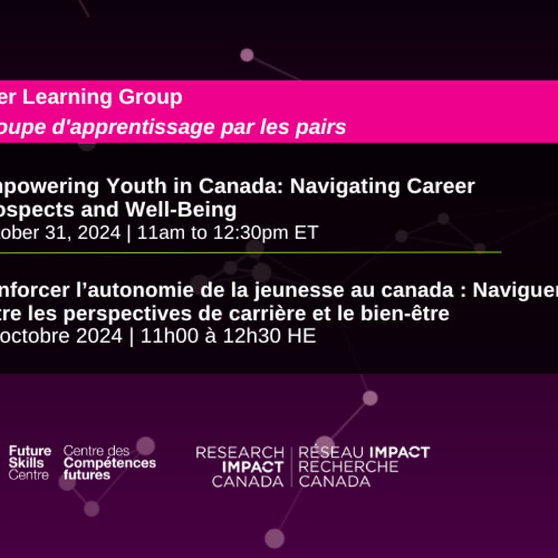 Cover Image for Peer Learning Group: Empowering Canadian Youth: Navigating Career Prospects and Well-Being