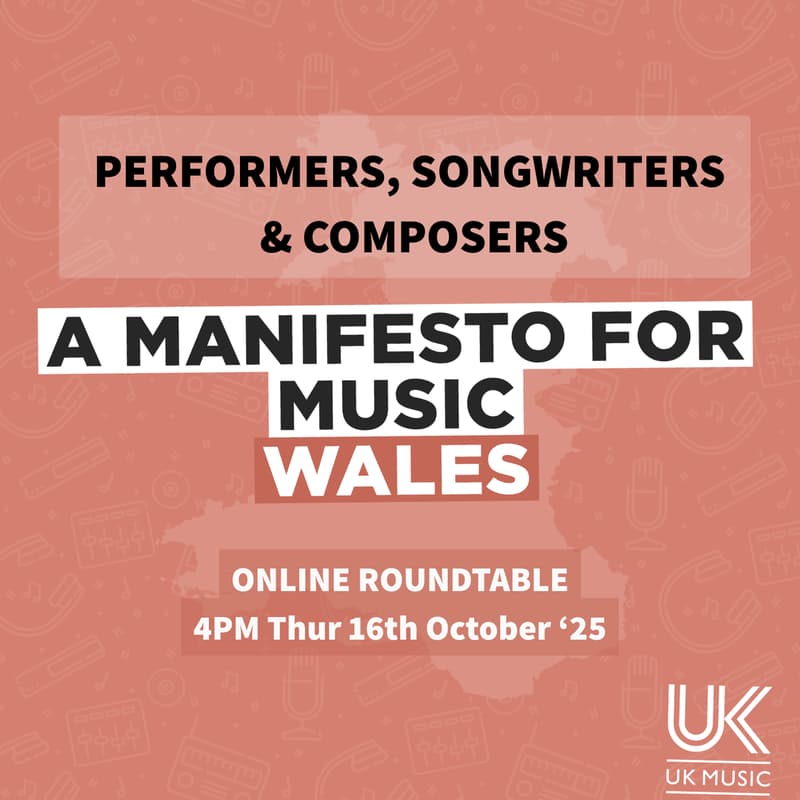 Cover Image for A Manifesto for Music Wales - Performers, Songwriters & Composers Roundtable