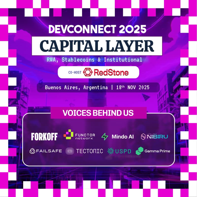 Cover Image for THE CAPITAL LAYER | RWA, Stablecoins & Institutional Builders Day 🇦🇷 w/ RedStone ♦️