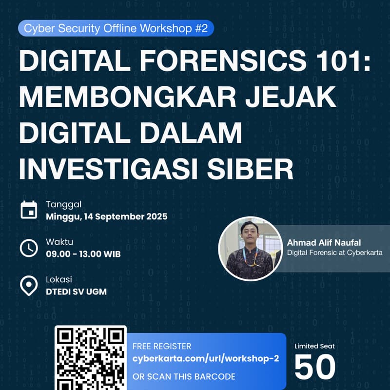 Cyber Security Offline Workshop #2 · Luma