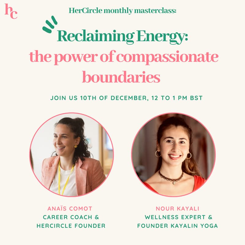 Cover Image for ⚡ Reclaiming Energy: The power of compassionate boundaries with Nour Kayali