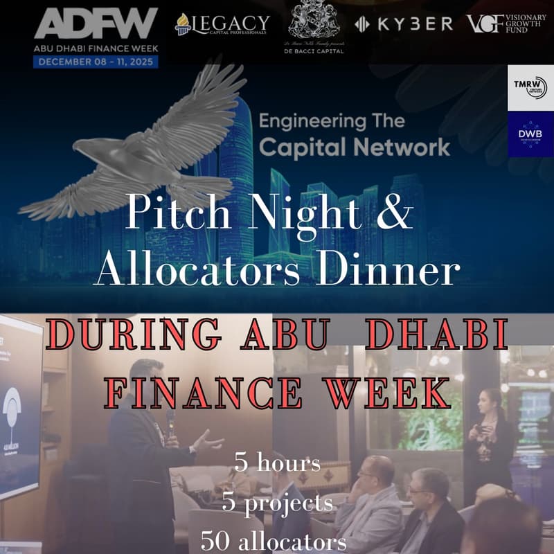 Cover Image for ADFW Pitch Night & Allocators Dinner by DBC & Legacy Capital