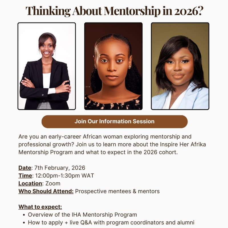 Cover Image for Inspire Her Afrika Information Session