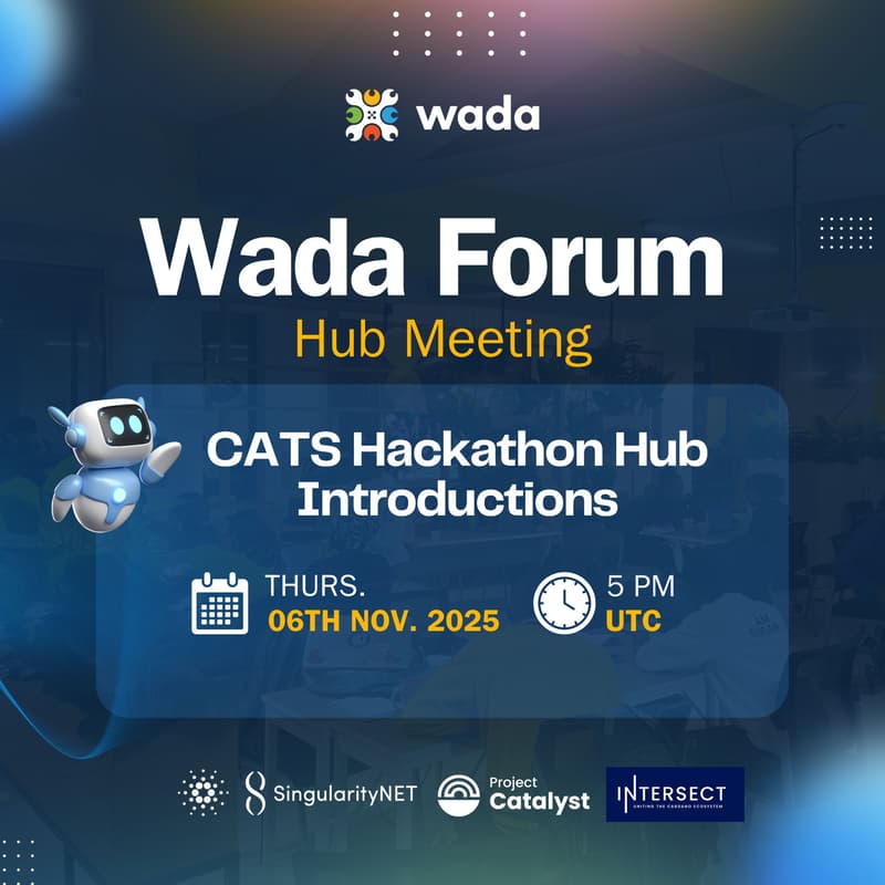 Cover Image for Wada Forum Weekly - CATS Hub Introductions