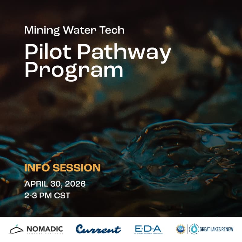 Cover Image for Info Session: Mining Water Tech Pilot Pathway Program