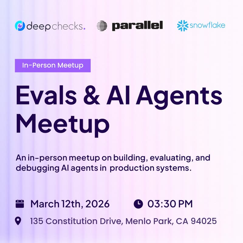 Cover Image for Evals & AI Agents Meetup: Build & Debug