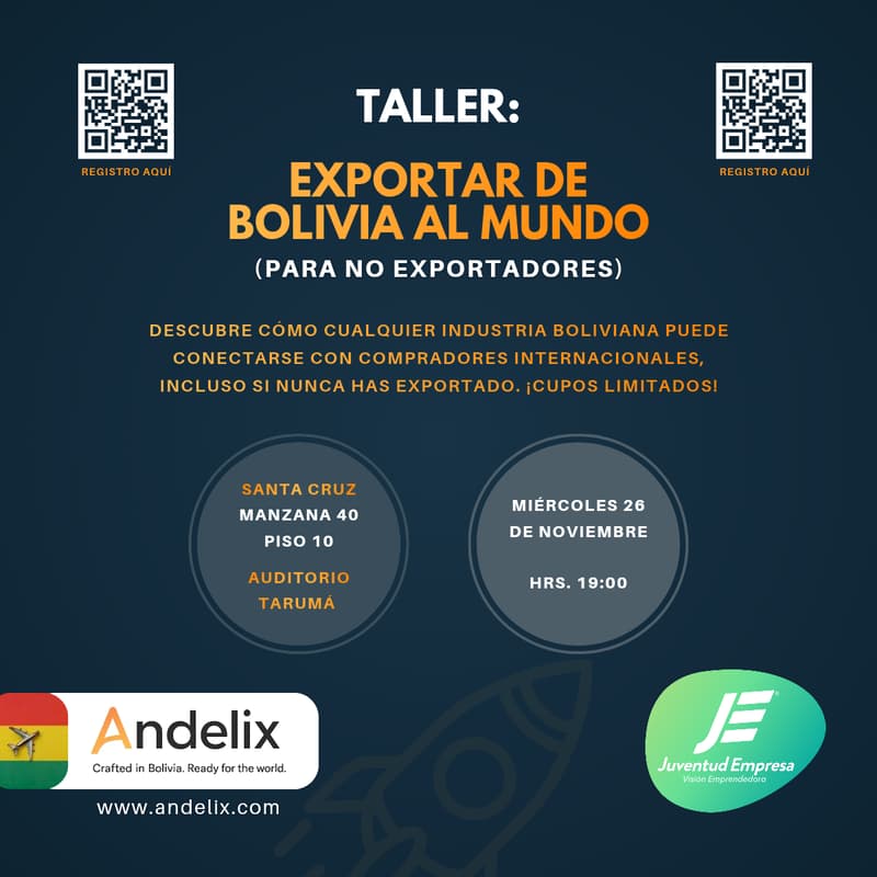 Cover Image for 🌎 Exportar De Bolivia Al Mundo (Para No Exportadores) - By Andelix.com 🚀