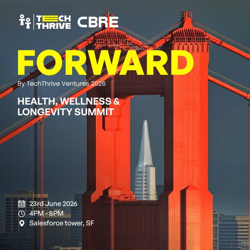 Cover Image for FORWARD by TechThrive :  Health, Wellness & Longevity