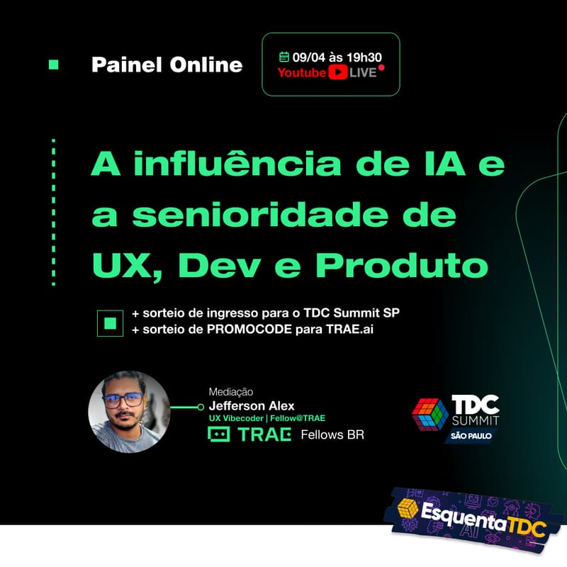Imagem de capa para A influência de IA e a senioridade de UX, Dev e Produto